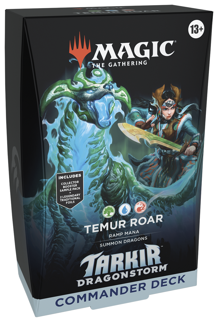 Magic The Gathering: Tarkir Dragonstorm - Temur Roar Commander Deck