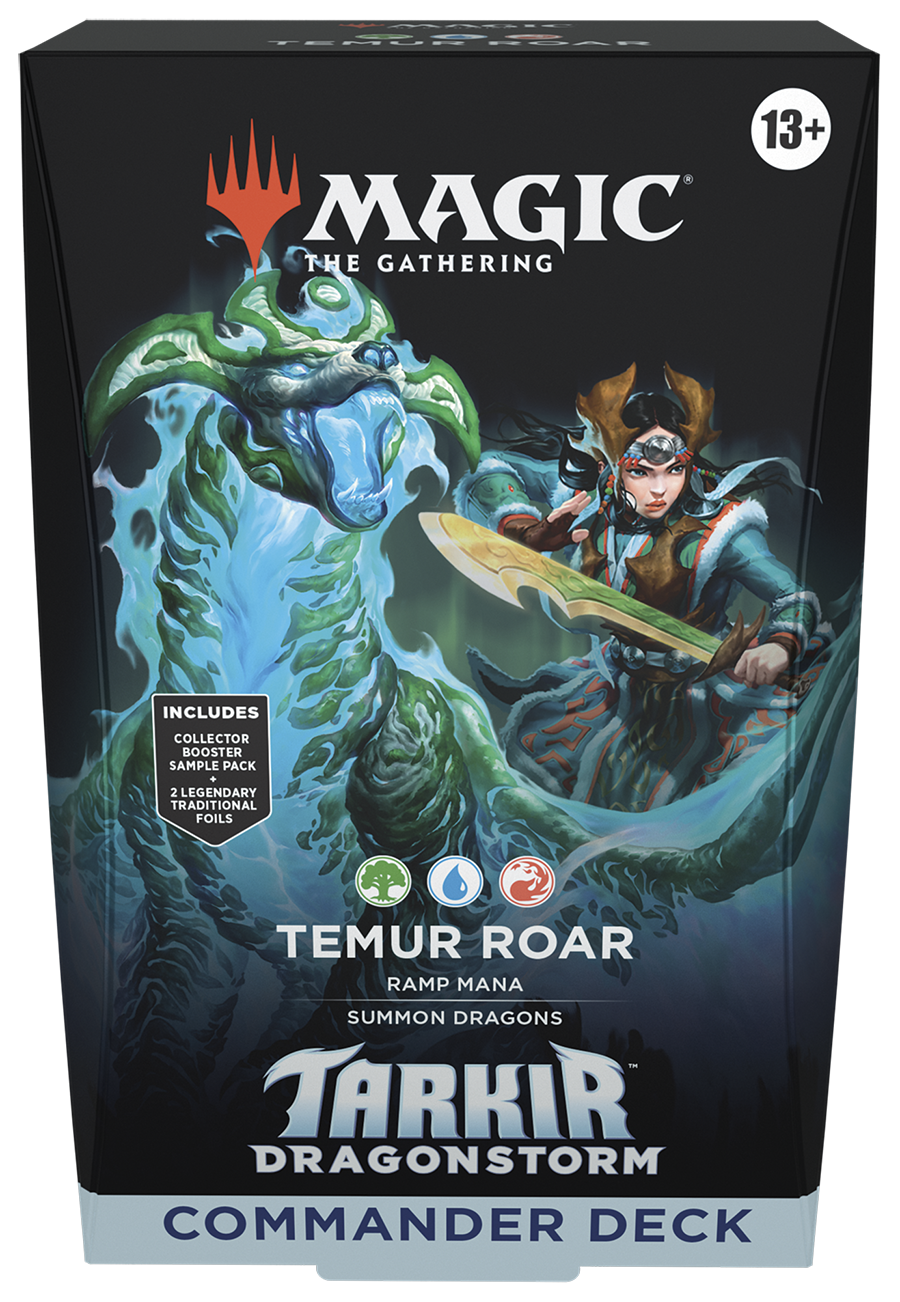 Magic The Gathering: Tarkir Dragonstorm - Temur Roar Commander Deck