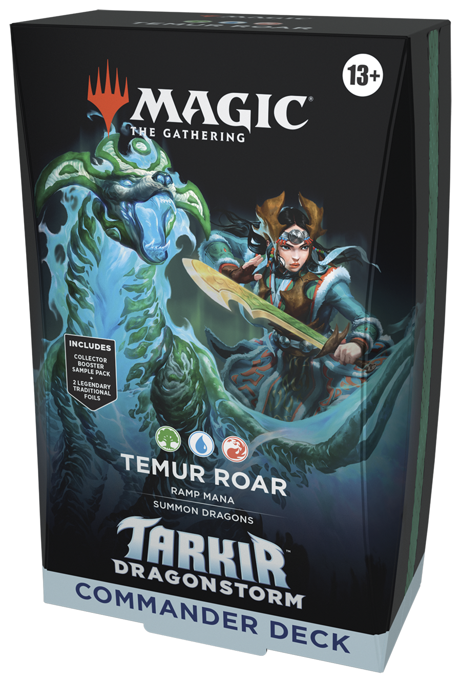 Magic The Gathering: Tarkir Dragonstorm - Temur Roar Commander Deck