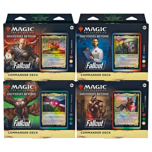 Magic The Gathering: Fallout - Commander Deck Set of 4