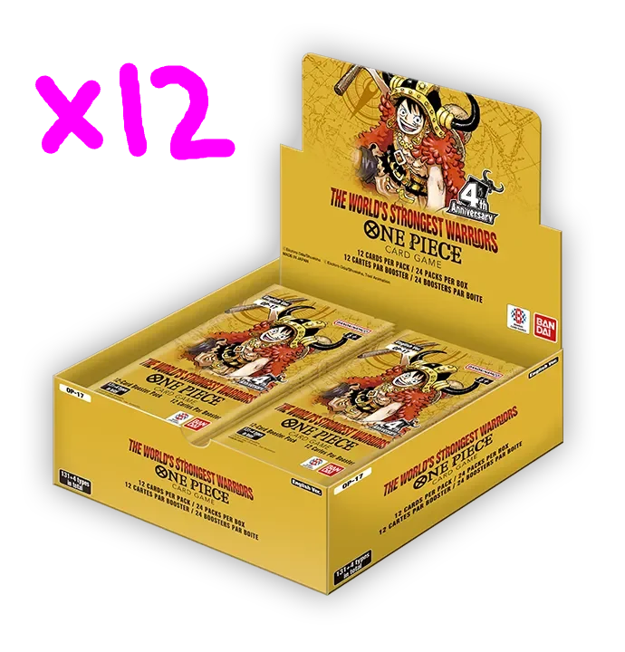 One Piece TCG - The World's Strongest Warriors Booster Box OP17 (Case of 12)