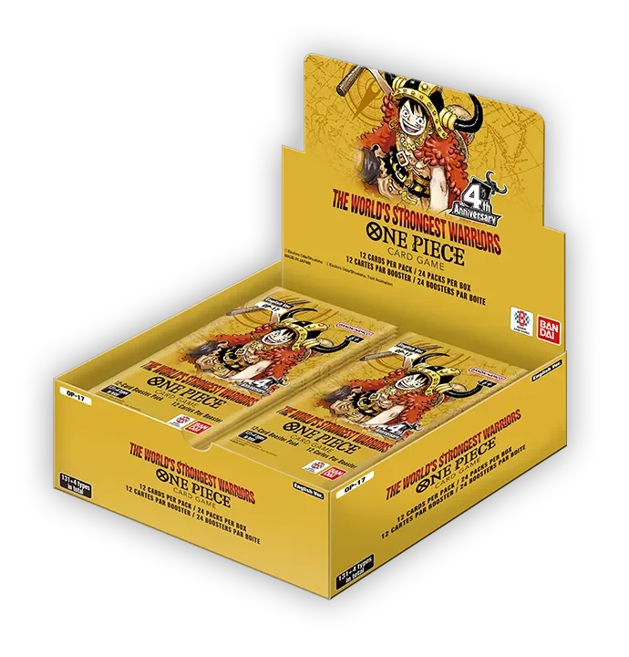 One Piece TCG - The World's Strongest Warriors Booster Box OP17 (24 Packs)