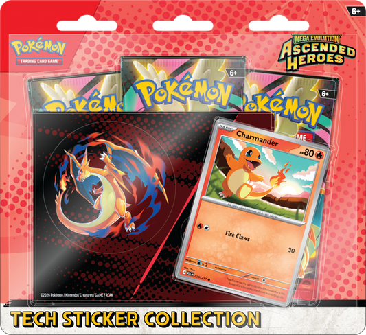 Pokemon: Mega Evolution Ascended Heroes - Tech Sticker Charmander