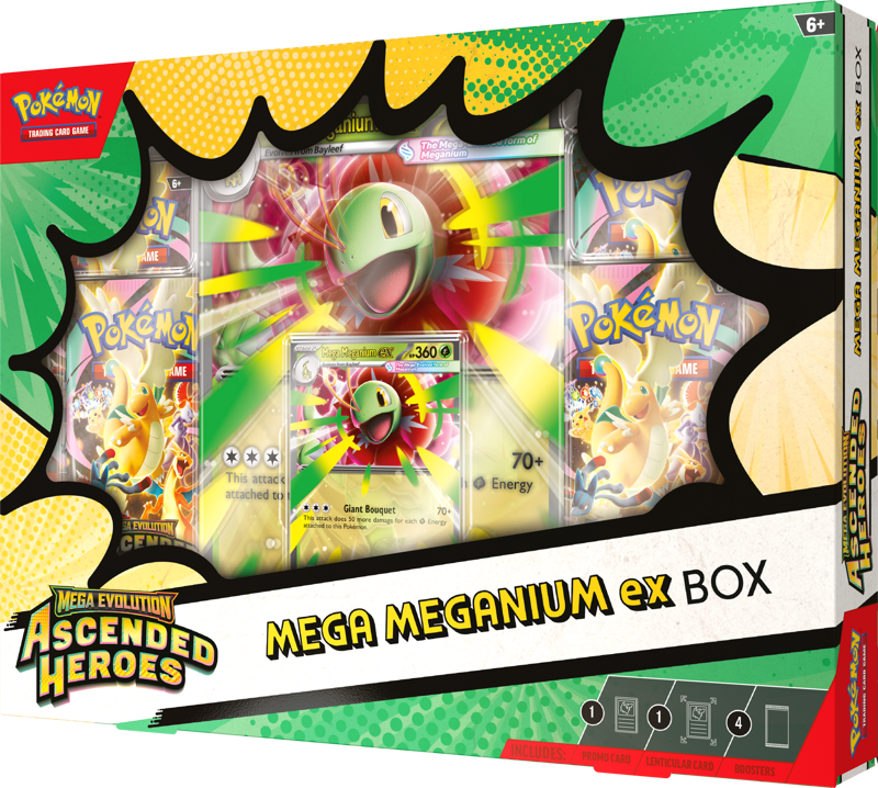Pokemon: Ascended Heroes - Mega Meganium EX Collection Box