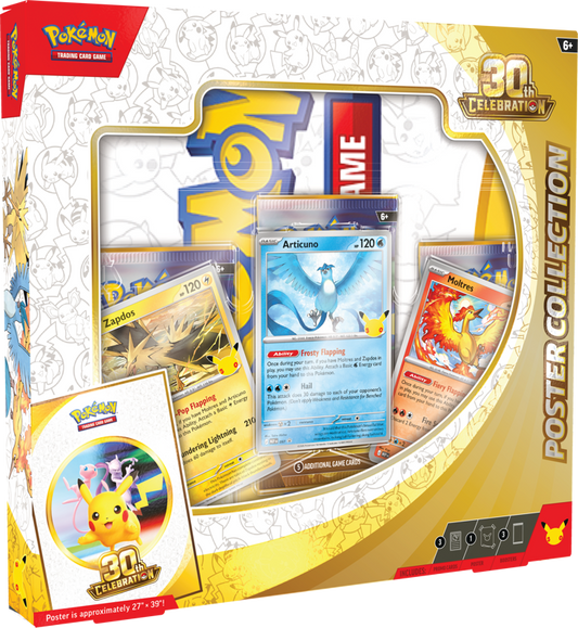 Pokemon: 30th Celebration - Poster Collection (PREORDER - Dispatch 17/18th)
