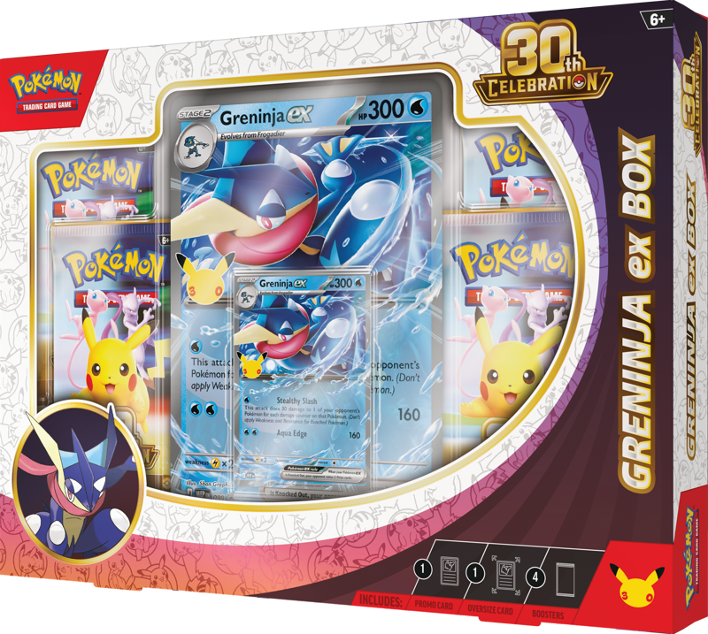 Pokemon: 30th Celebration - Greninja EX Collection Box