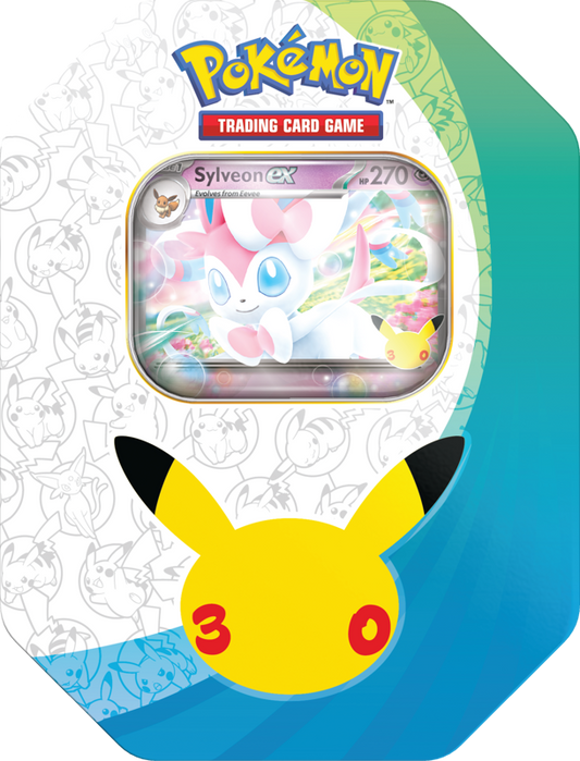 Pokemon: 30th Celebration - Sylveon EX Tin (PREORDER - Dispatch 17/18th)