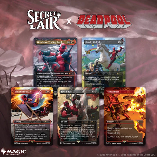 Magic The Gathering: Secret Lair x Marvel's Deadpool - Secret Lair (Non Foil)