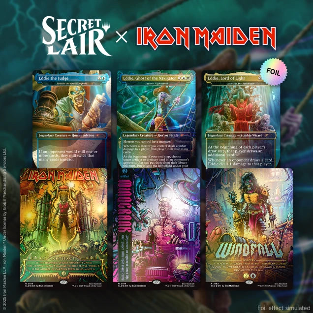Magic The Gathering: Secret Lair x Iron Maiden: Eddie Unchained - Secret Lair (Foil)