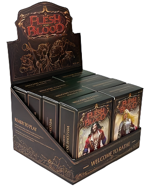 Flesh and Blood TCG: Welcome to Rathe - ALPHA Hero Deck Set of 8 Sealed Display