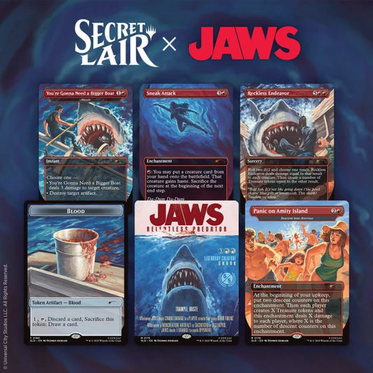 Magic The Gathering: Secret Lair x Jaws: Terror of Amity Island - Secret Lair (Non Foil)
