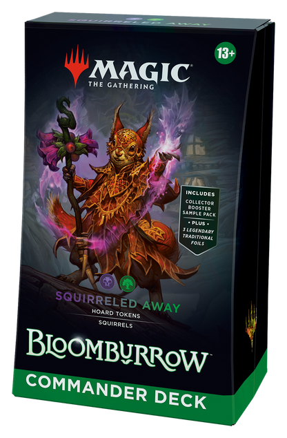 Magic The Gathering: Bloomburrow - Squirreled Away Commander Deck