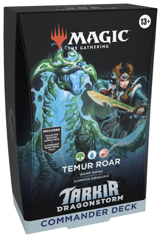 Magic The Gathering: Tarkir Dragonstorm - Temur Roar Commander Deck