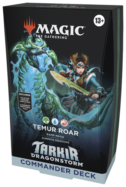 Magic The Gathering: Tarkir Dragonstorm - Temur Roar Commander Deck
