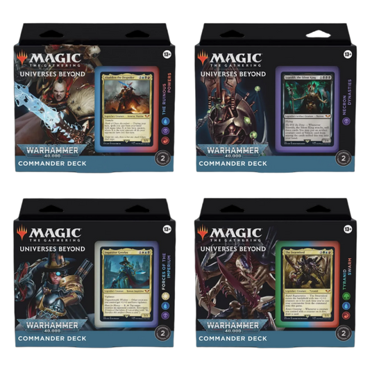 Magic The Gathering: Warhammer 40k - Commander Deck Set of 4