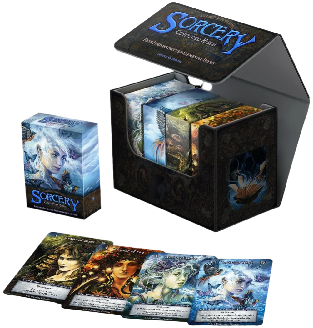 Sorcery Contested Realm TCG: BETA Elemental Preconstructed Deck Set Opened
