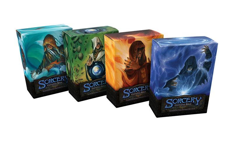 Sorcery Contested Realm TCG: BETA Elemental Preconstructed Deck Set of 4