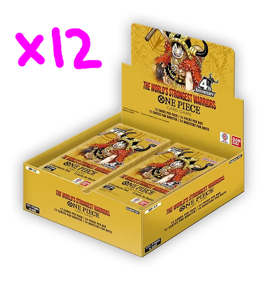 One Piece TCG - The World's Strongest Warriors Booster Box OP17 (Case of 12)